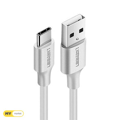 Ugreen 60121 USB-A 2.0 To USB-C Data Cable 1m – White