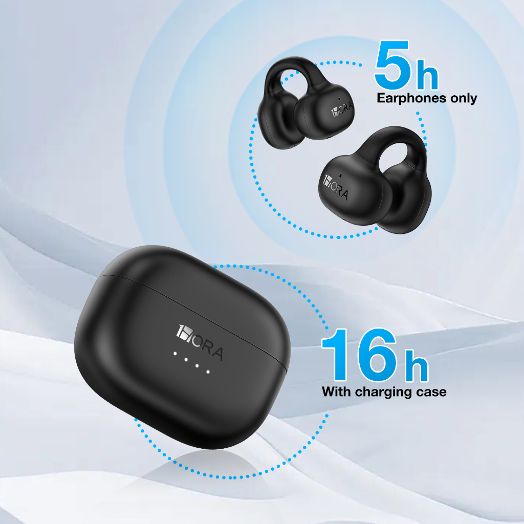 1Hora AUT210 Wireless Clip Ear Earbuds