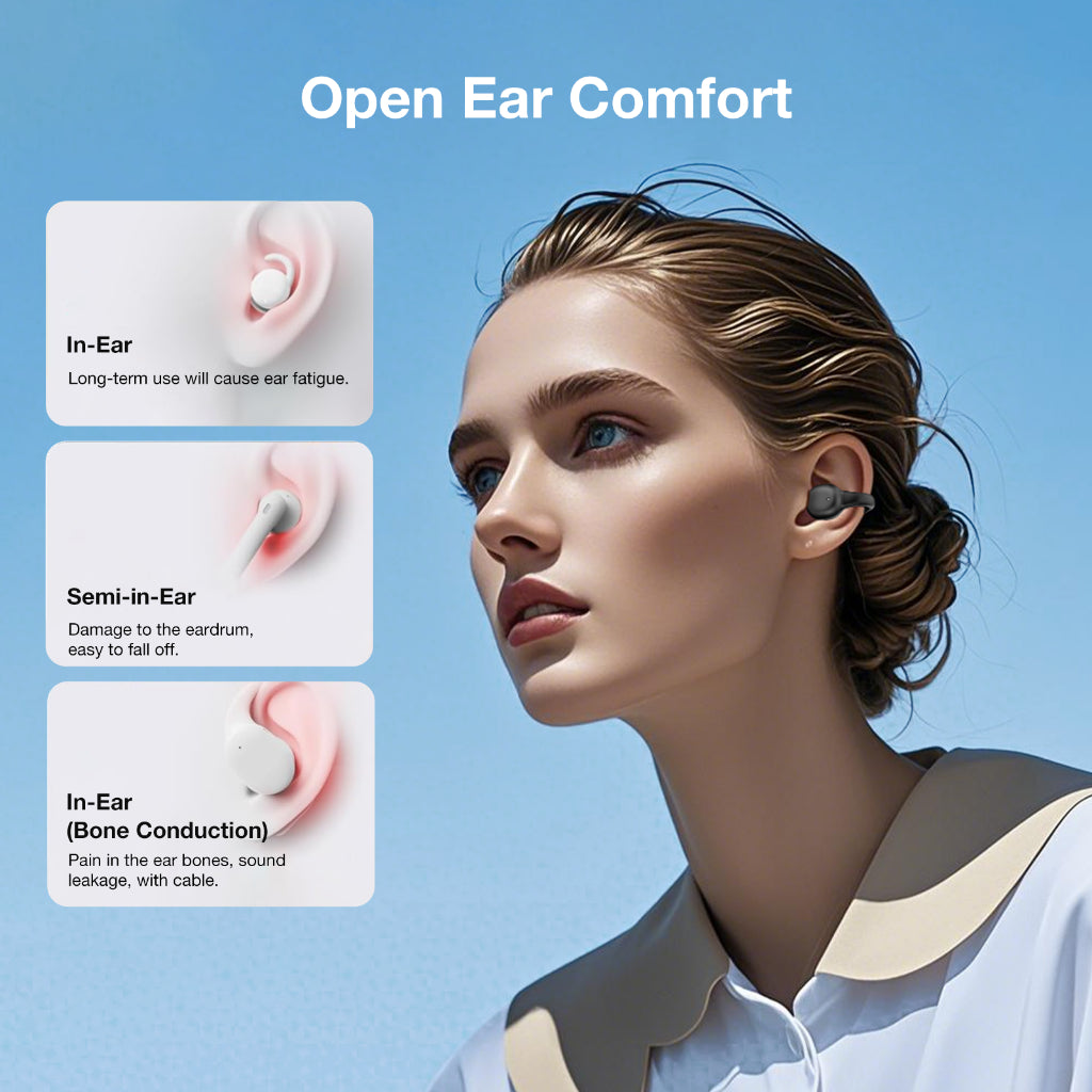 1Hora AUT210 Wireless Clip Ear Earbuds