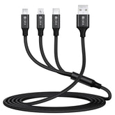 1HORA V8 Series One to three data cable Black 1m CAB259 - View 1 | TechAndExperts