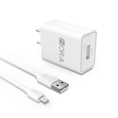 1Hora V8 Series Speed Charger 12w with USB to Lighting Cable – GAR143
