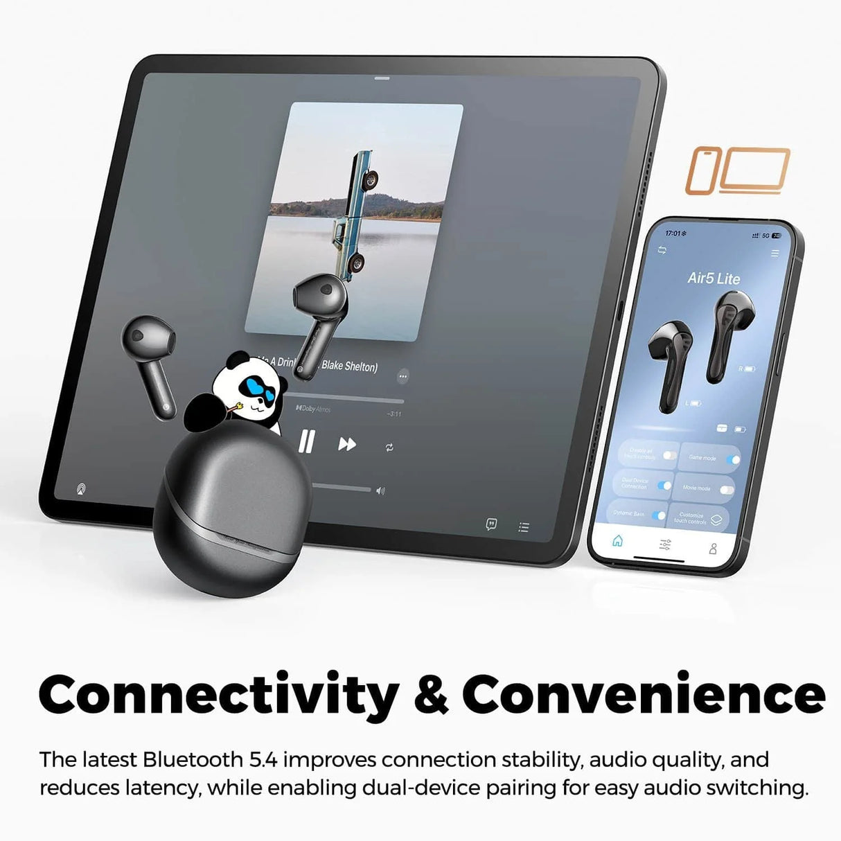 Soundpeats Air5 Lite True Wireless Earbuds - Best Price in Pakistan - Official Warranty