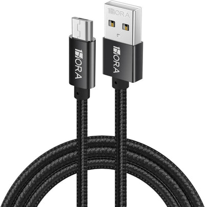 1Hora CAB248 USB-A to USB Micro-B Braided Cable 1m