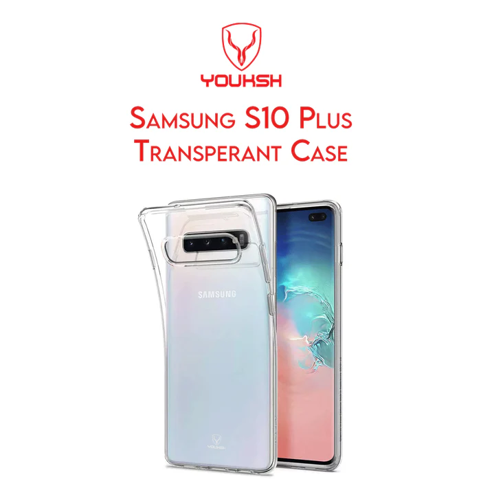 Youksh Galaxy S10 Plus Transparent Shockproof Case