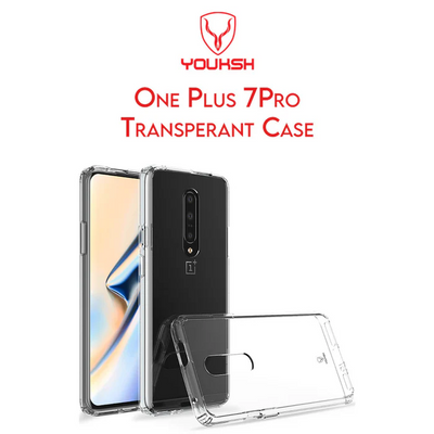 Youksh OnePlus 7 Pro Transparent Back Cover