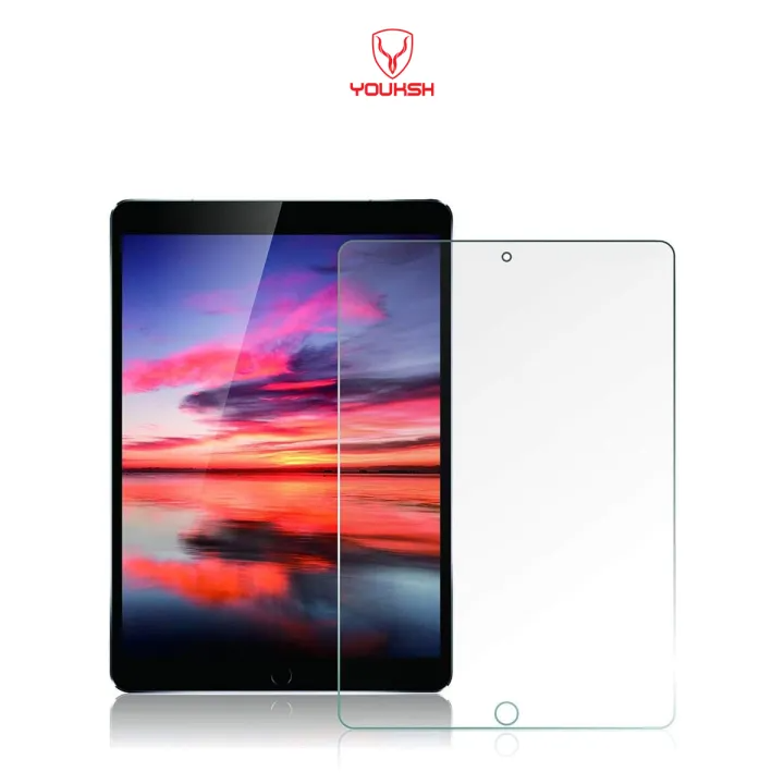 Youksh iPad 7th/8th/9th Gen 10.2-inch Tempered Glass Protector