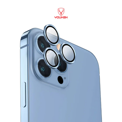 Youksh iPhone 13 Pro Max/13 Pro Camera Ring Glass Protector