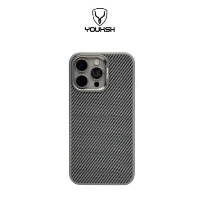 Youksh iPhone 15 Pro Carbon Fiber Case
