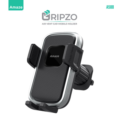 Amaze Gripzo Air Vent Car Mobile Holder A588 – Black
