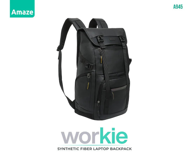 Amaze Premium Synthetic Fibre Backpack – A945