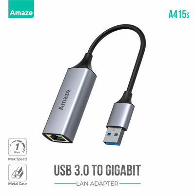 Amaze USB 3.0 To Gigabit Ethernet Adapter – A415s