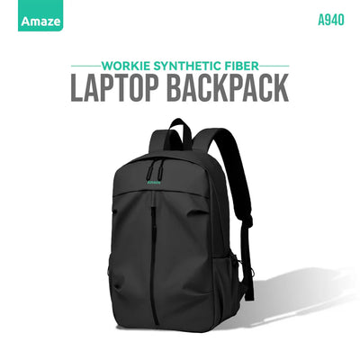 Amaze Workie Synthetic Fiber Laptop Backpack – A940