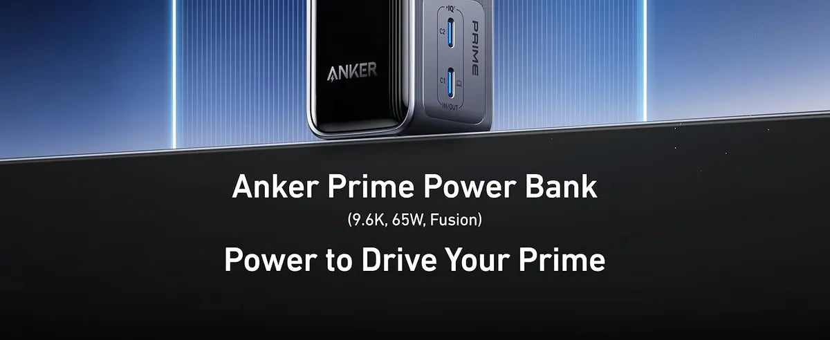 Anker Prime 2-in-1 Power bank 65W, 9600mAh – A1339