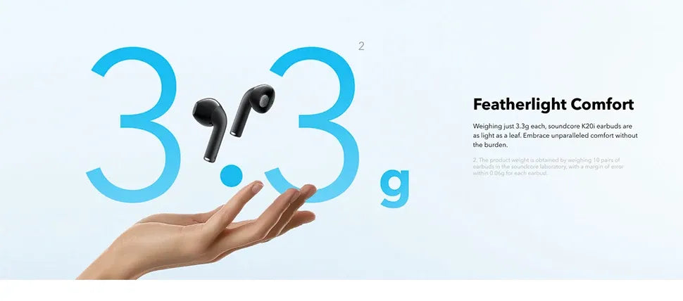 Anker Soundcore K20i Semi-in-Ear Earbuds with Bluetooth 5.3 & Upto 36 Hours Playtime