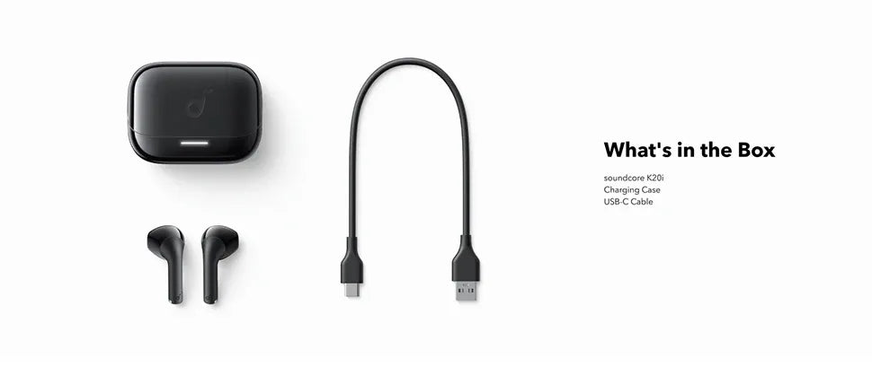 Anker Soundcore K20i Semi-in-Ear Earbuds with Bluetooth 5.3 & Upto 36 Hours Playtime