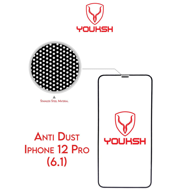 Youksh iPhone 12 Pro Anti Dust Glass Protector