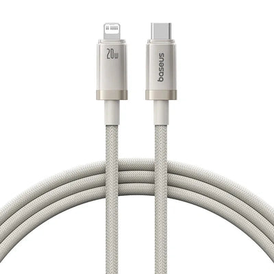 Baseus Titanium Alloy USB-C to Lightning Fast Charging Cable 20W - Price in Pakistan - Official Warranty