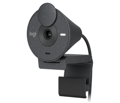 Logitech Brio 305 Business Series Full HD 1080p USB-C Webcam With Privacy Shutter - Graphite