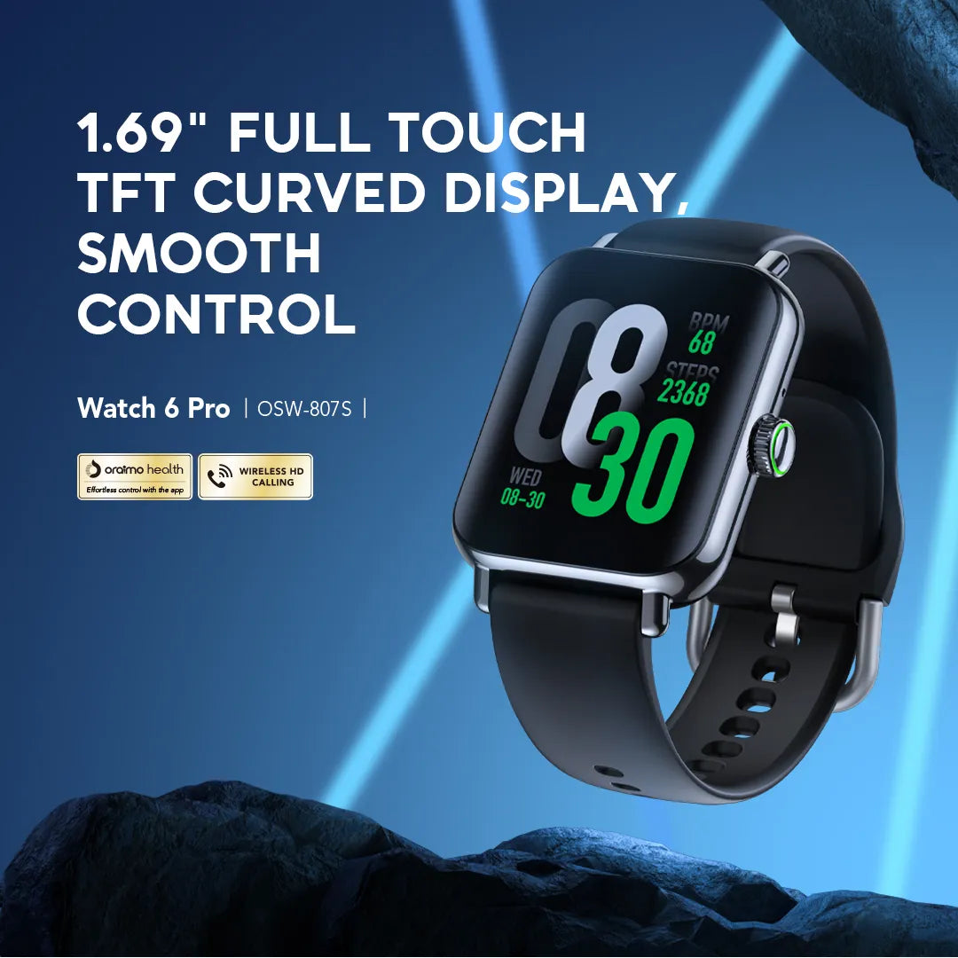 Oraimo Watch 6 Pro Bluetooth Calling SmartWatch – OSW-807S