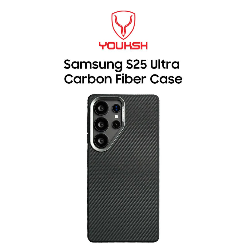 Youksh Samsung Galaxy S25 Ultra Carbon Fiber Case