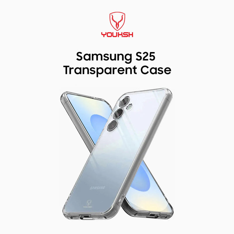 Youksh Galaxy S25 Transparent Case