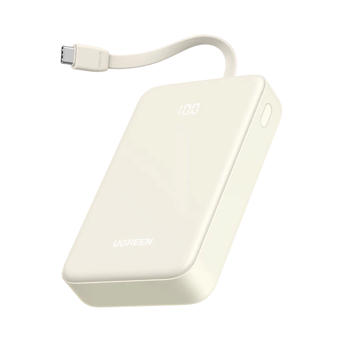 UGREEN 20000mAh Power Bank with Built-In USB-C Cable – 35340