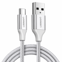 Ugreen 60121 USB-A 2.0 To USB-C Data Cable 1m – White