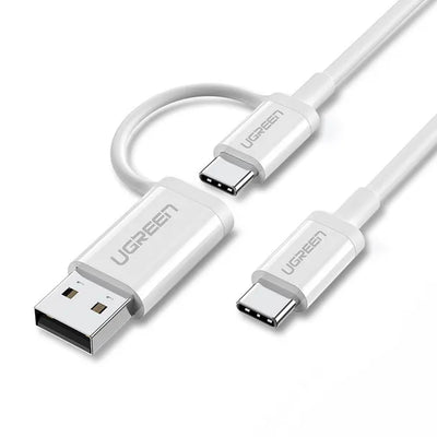 Ugreen US264 Usb- C To Usb – C + Usb – A Data Cable 1M