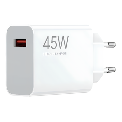 Xiaomi 45W Turbo Charging Power Adapter Type-A front view