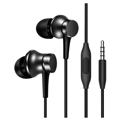 Xiaomi Piston Basic 3.5mm In-Ear With Mic Earphones - Black