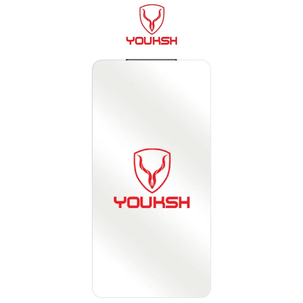 Youksh iPhone 15 Pro Max Anti-Dust Tempered Glass Screen Protector