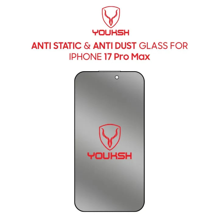 YOUKSH Apple IPhone 17 Pro Max Privacy Glass Protector - View 1 | TechAndExperts