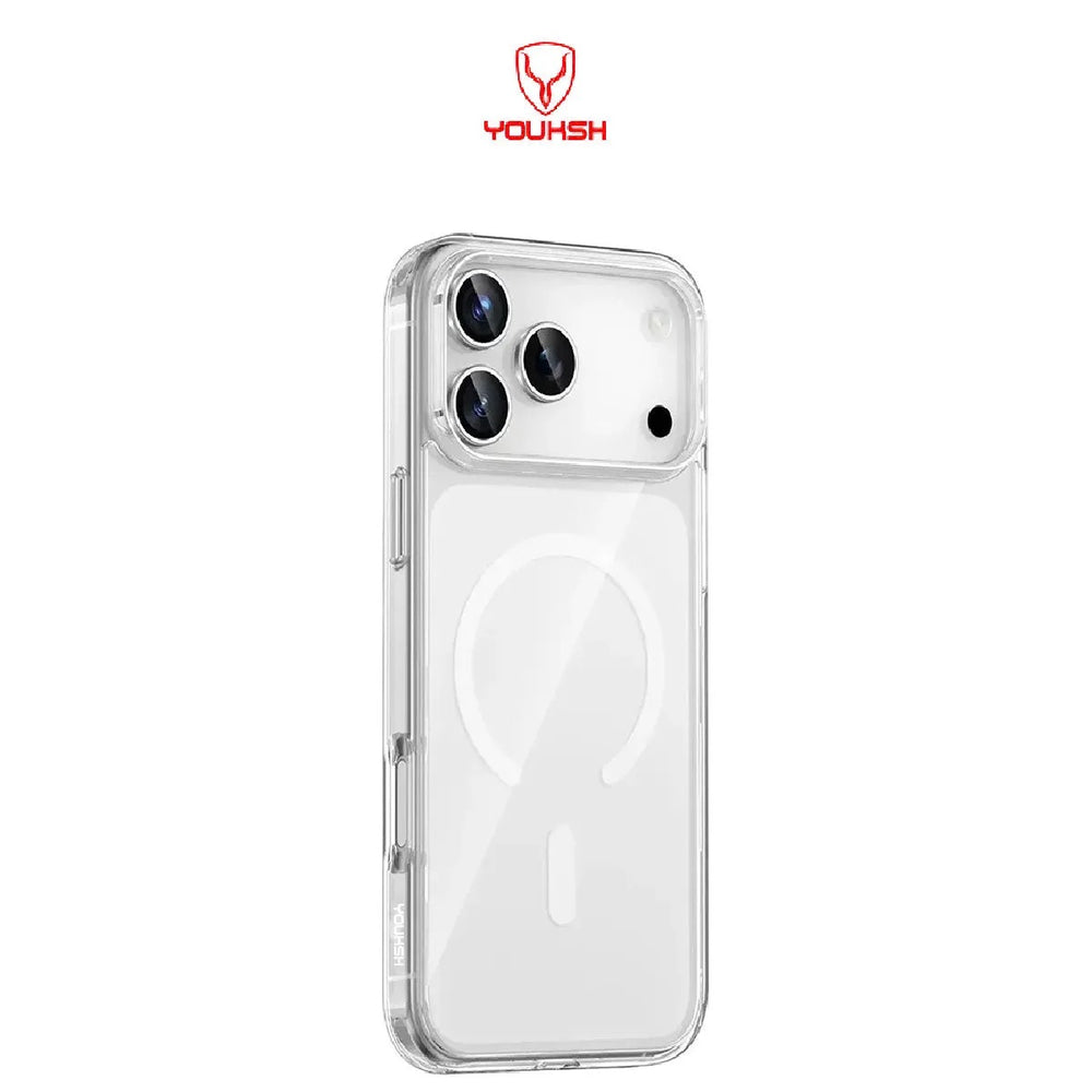 Youksh iPhone 17 Pro Max MagSafe Transparent Case