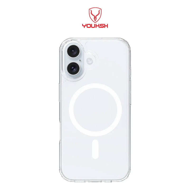 Youksh iPhone 17 MagSafe Transparent Case