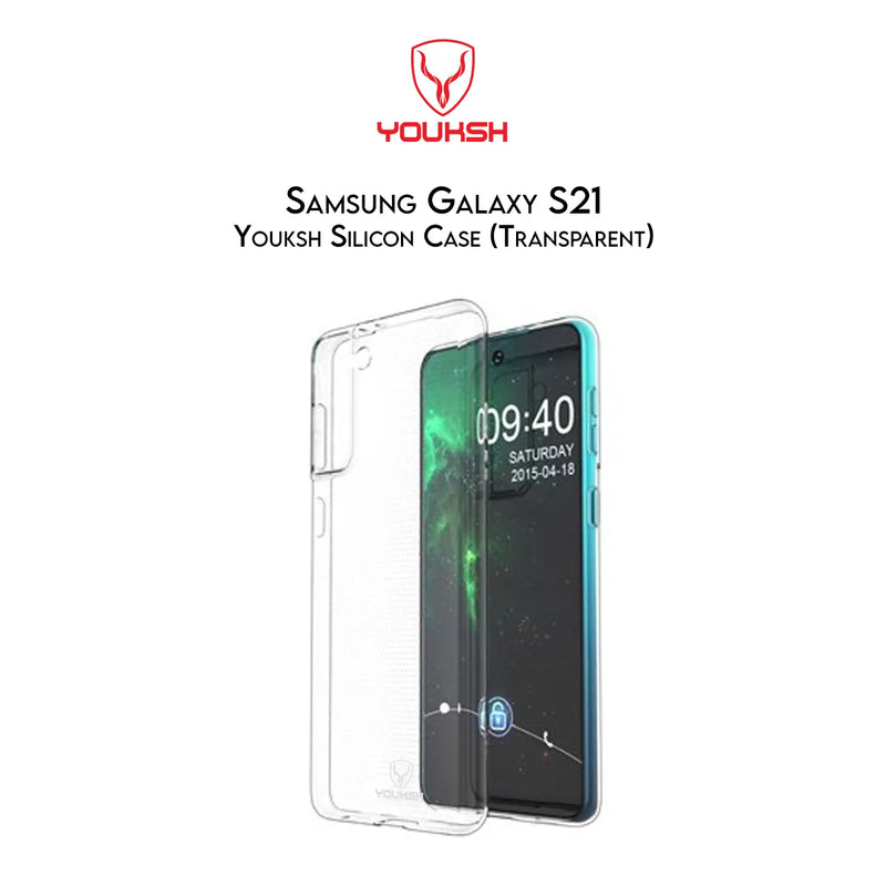 Youksh Samsung Galaxy S21 Transparent Shock Proof Case