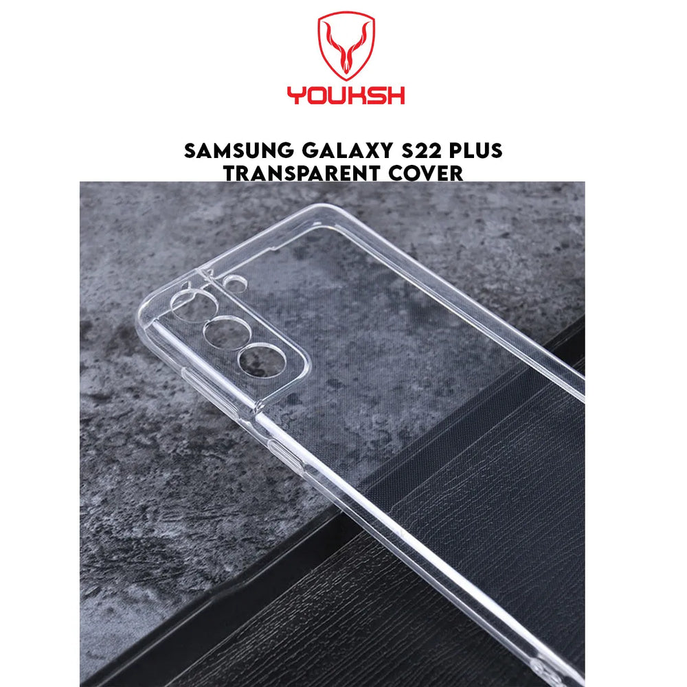 YOUKSH Samsung Galaxy S22 Plus Transparent Shock Proof Case