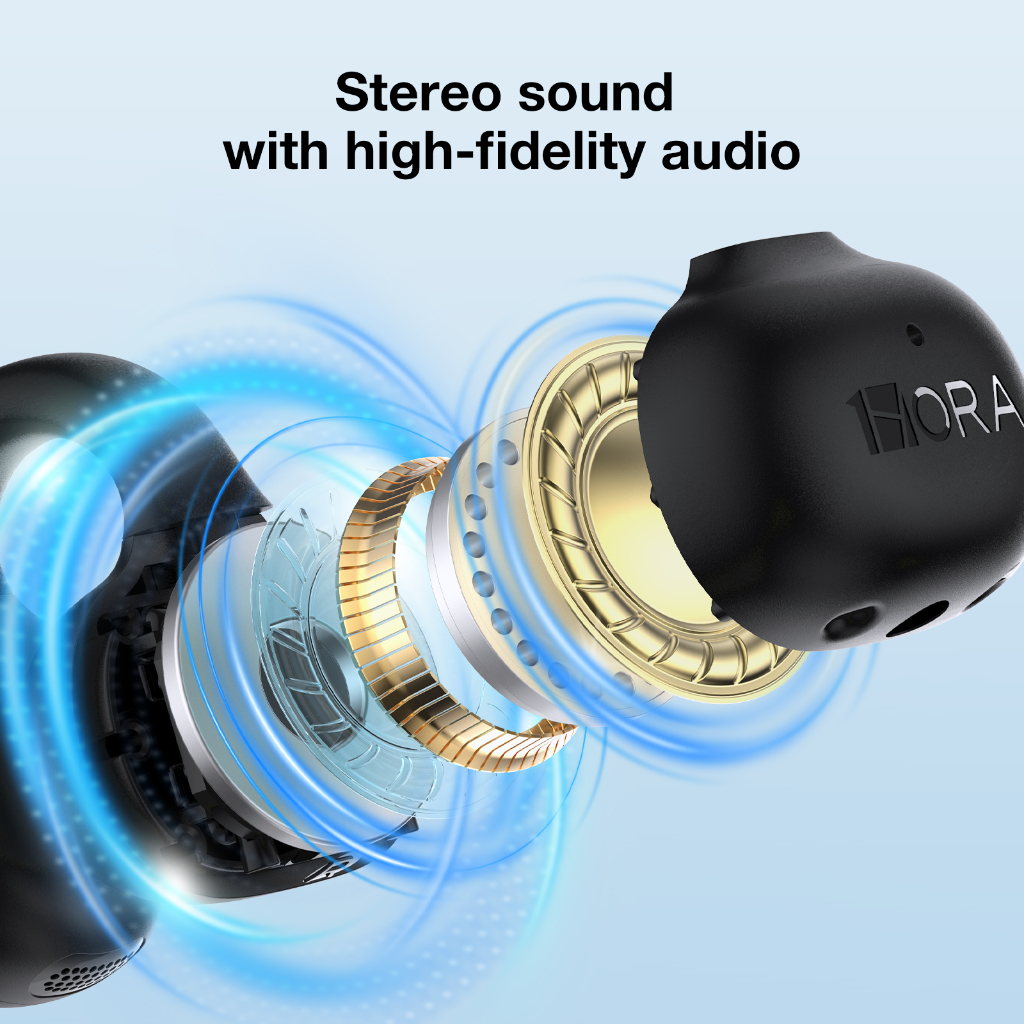 1Hora AUT210 Wireless Clip Ear Earbuds