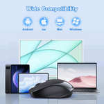 1HORA 2.4G Wireless Mouse Black – RAT001