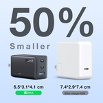 1HORA 65W GaN Charger With 3 Ports – GAR322 (EU Plug)