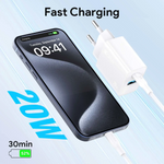 1Hora 20W USB C Charger 2 in 1, Dual-Port USB A+C Fast Charging Wall Charger GAR162