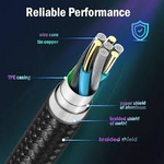 1Hora V8 Series 2.4A High Density Braided Data Cable USB-A To Type C 1M – CAB249