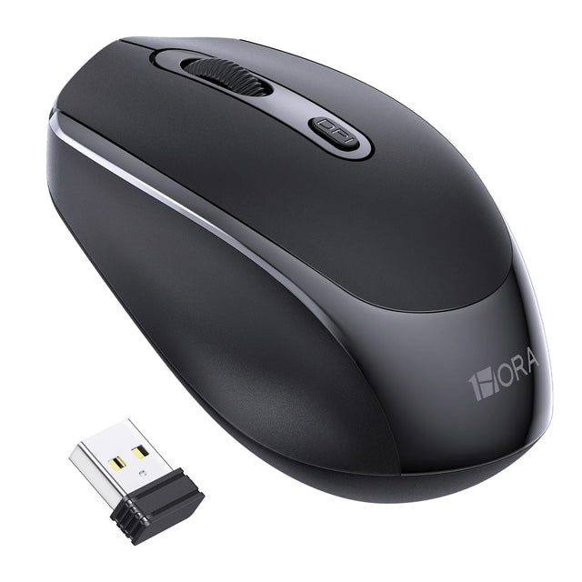 1HORA 2.4G Wireless Mouse Black – RAT001