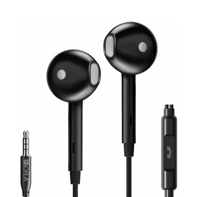 1Hora 3.5mm Lateral in ear Wired Earphone-AUT122