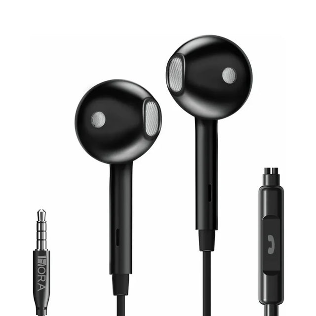 1Hora 3.5mm Lateral in ear Wired Earphone-AUT122
