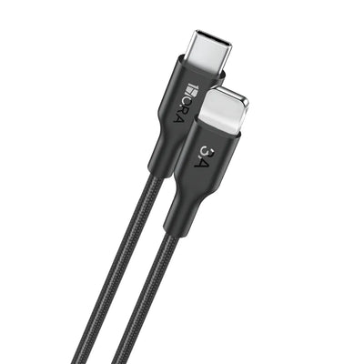 1Hora 3A Type-C To Lightning Braid Data and Charging Data Cable – CAB273