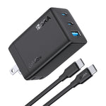 1HORA 65W GaN Charger With 3 Ports – GAR322 (EU Plug)