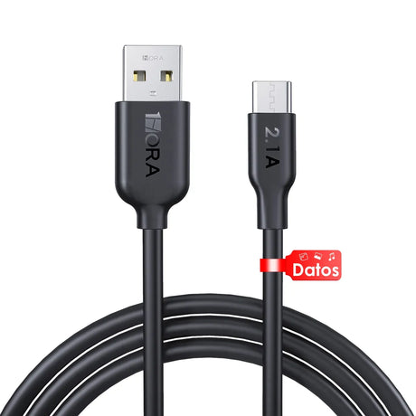 1Hora Data Cable USB-A To Type-C 2.1A