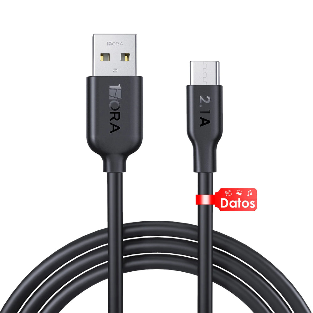 1Hora Data Cable USB-A To Type-C 2.1A