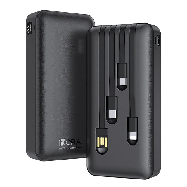 1Hora Powerbank Multi-Cable Charging Station with Built-in Flashlight – GAR159