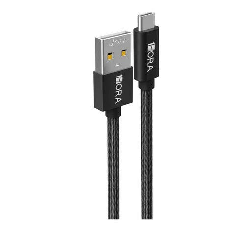 1Hora V8 Series 2.4A High Density Braided Data Cable USB-A To Type C 1M – CAB249